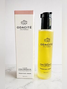 Odacité C-Glow Hydra-Firm Body Oil 4 oz / 120ml NIB